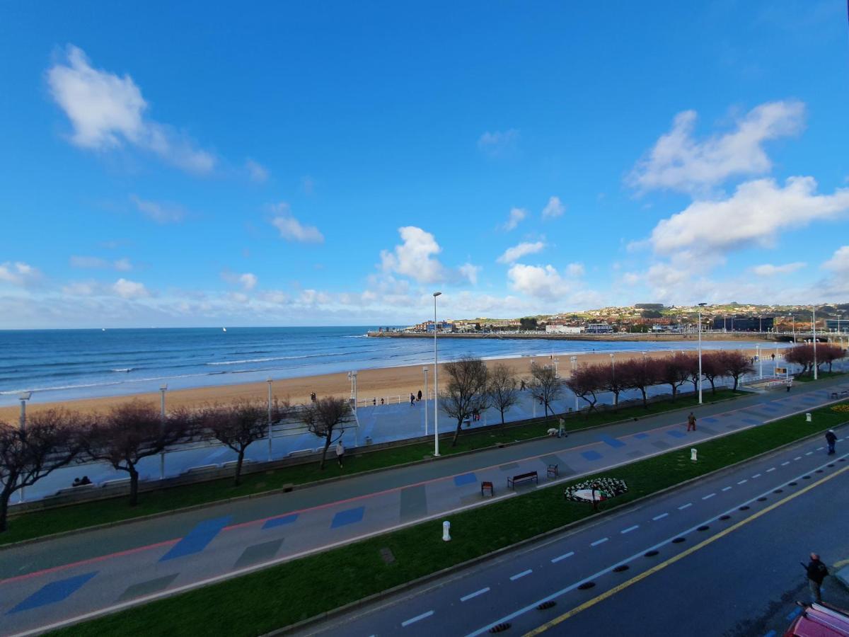 Ferienwohnung Playa 12 - El Lujo De Estar En 1ª Linea De Playa - Vut-4043-As Gijón Exterior foto
